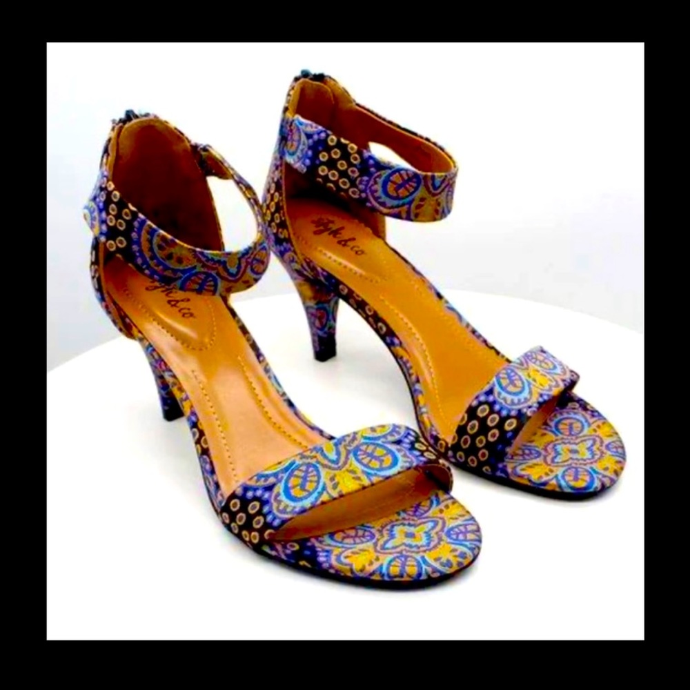 STYLE & COMPANY - PRINT DRESS SANDALS